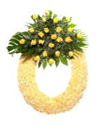 Corona flores tanatorio 3 Z